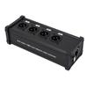 Multi Network XLR Cable Breakout 4 Channel 3 Pin Over RJ45 Ethercon Extender Sound Transmitter