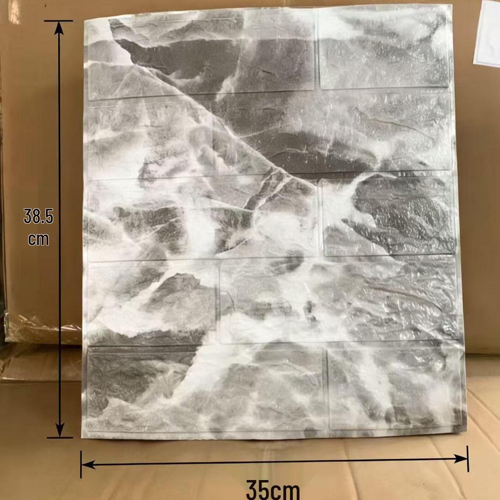 3D Waterproof Foam Wall Stickers for Ceiling and Background Decoration