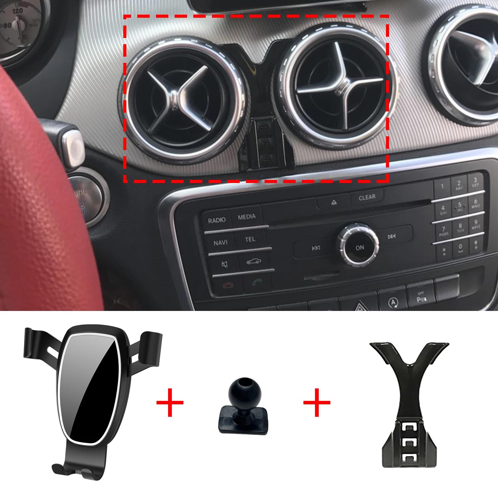 

Підходить для Mercedes Benz B Class W246 GLA CLA 2011- Підставка-тримач для телефону на панель приладів, основа для екрана, без свердління, аксесуари TYPE C Black
