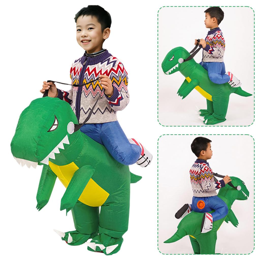 Dinosaur Kigurumi Half Body Alien Inflatable Costume Cosplay Clothes Kigurumi Alien Fancy Dress Halloween Dinosaur Monster Cosplay Disguise For Adults