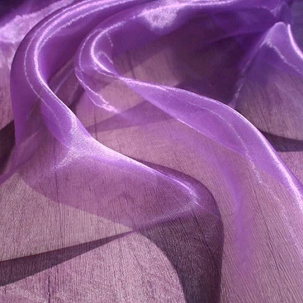 DIY Christmas Tree Bow Decoration Transparent Pearlescent Slightly Hard Organza Fabric Wedding Floral Wedding Dress Gowns Fabric