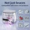 Ultrasonic Retainer Cleaner - UV Dental Cleaning Pod Machine for Dentures, Aligner, Braces, Mouth Guards, Toothbrush Heads, Jewelry
