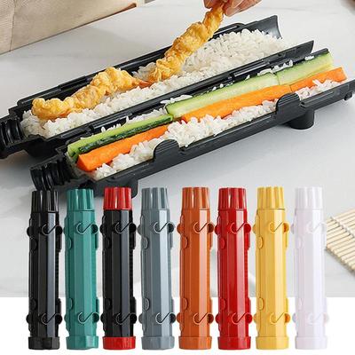 DIY Zylinder Sushi-Maschine Schnelle Sushi Bazooka Japanische Reisrolle Fleischform Reisbällchenform Küchen-Bento-Zubehör