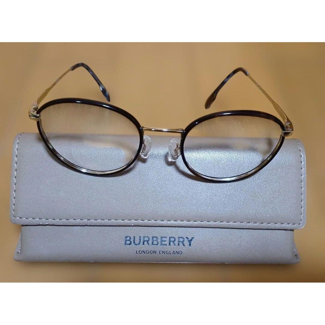 Used BURBERRY tortoiseshell pattern Boston type glasses frame