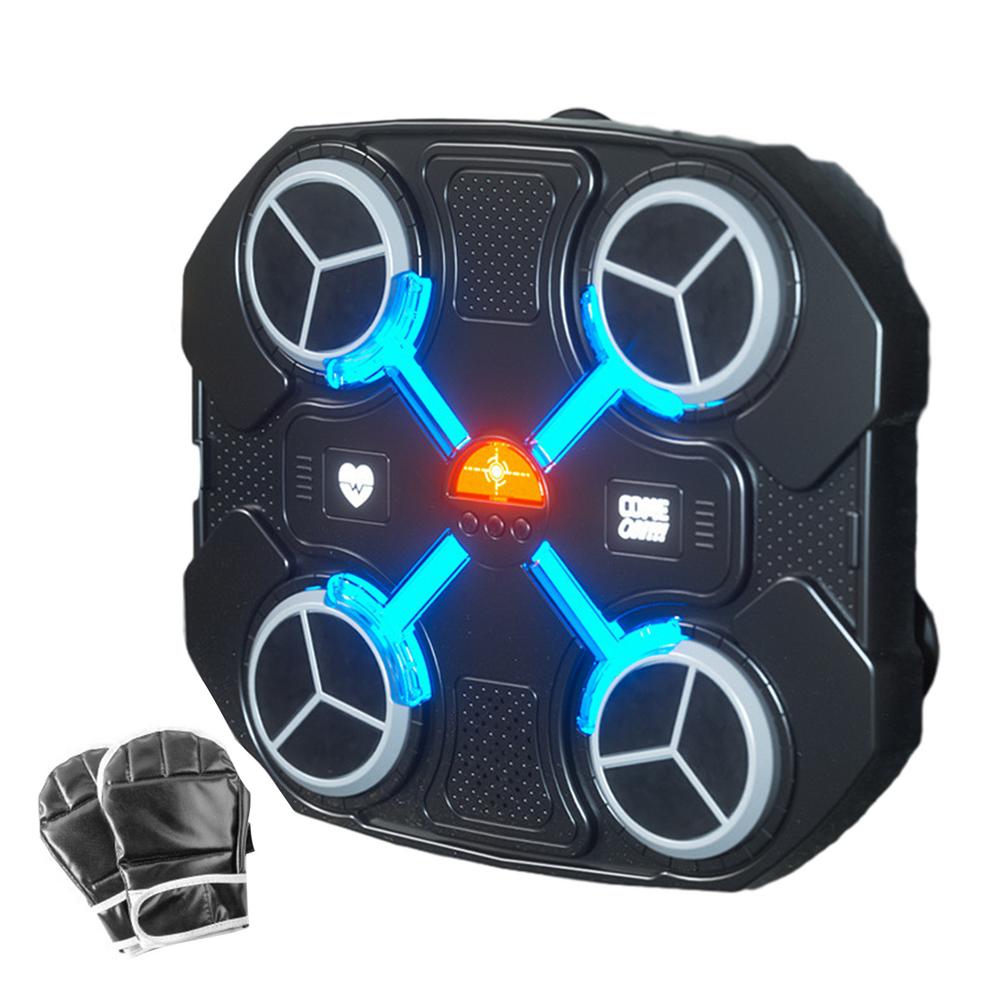 

Музичний боксерський тренажер Настінна мішень Перезаряджуваний синій зуб, сумісні з розумними бійками з рукавичками для вправ на спритність боксу United States синій