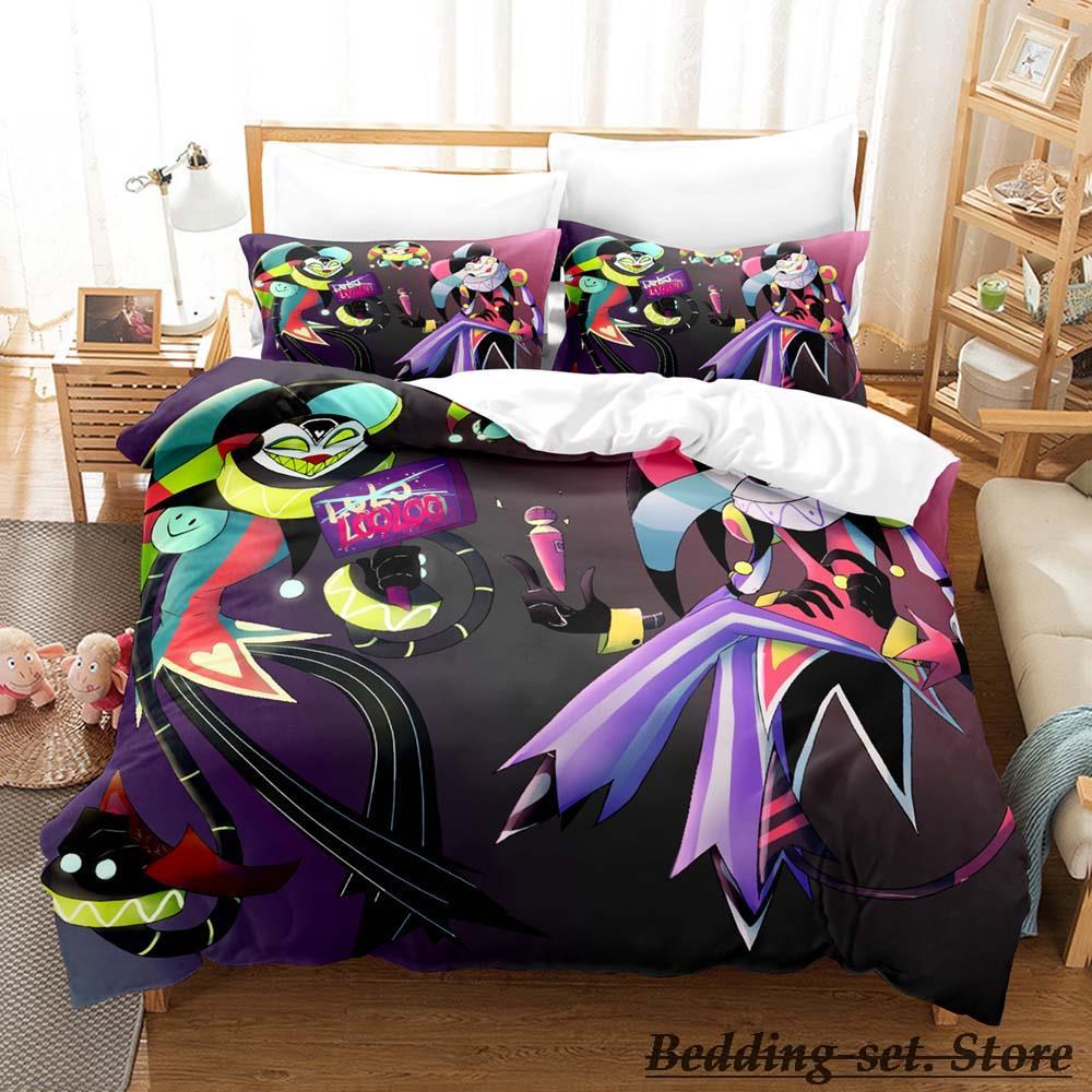 Fizzarolli Boss Sängkläder Enkel Tvilling Full Queen King Size Sängkläder Vuxen Barn Sovrum Påslakan Set Anime Parure De Lit Säng