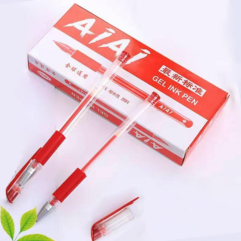 Europeisk Standard 0,5 mm Svart Gel Kulspetspenna - Business Signatur Rollerball, Kulspets för Markering och Pappersvaror.