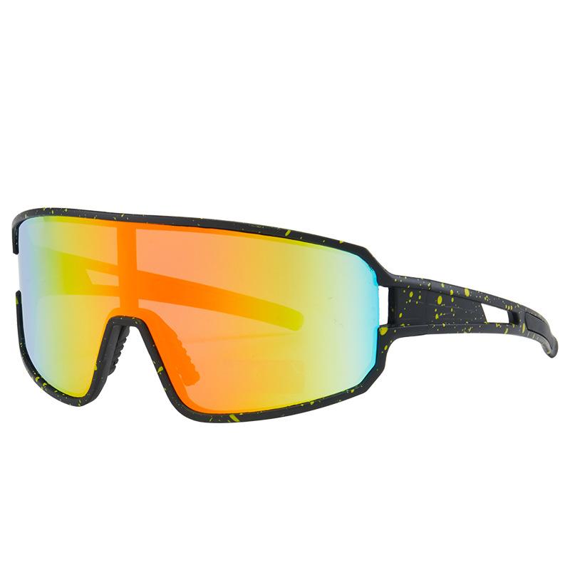 Cycling Glasses for Men and Women, Outdoor Large Frame Sports Cycling Goggles, Windproof Sports Sunglasses