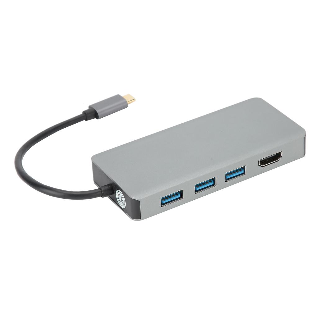 Hub-Adapter TypC auf HDMI-Kabel VGA-Konverter USB B0504 für Heim- und Büro-Monitor