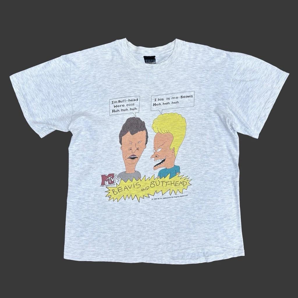 Beavis & Butthead 1994 90s Vintage MTV Cartoon Television Series Rare Unisex T-Shirt