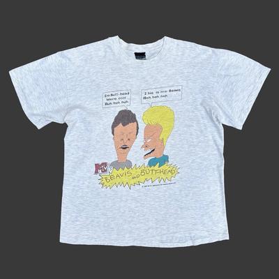 Beavis & Butthead 1994 90s Vintage MTV Cartoon Television Series Rare Unisex T-Shirt