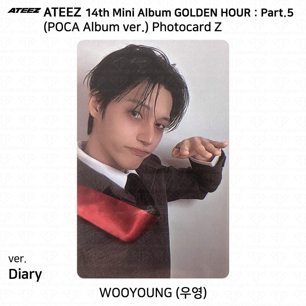 ATEEZ 14° Mini Album Golden Hour Parte.5 Album POCA ver. Photocard DIARY VER