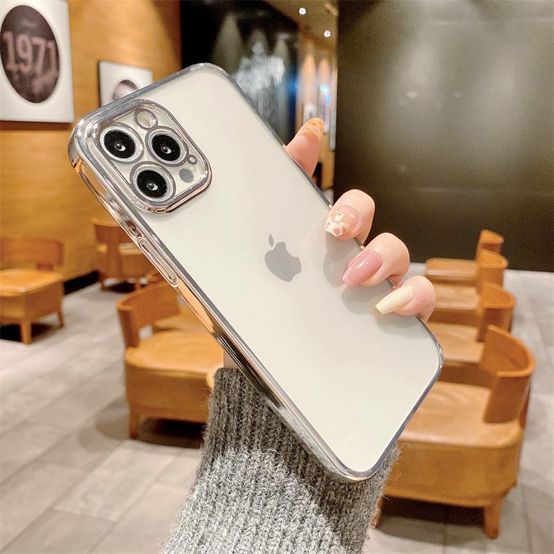 Xingyao Electroplating Solid Color Iphone17 Is Suitable for Apple 15Promax Mobile Phone Case 14Pro Anti-drop Acrylic Hard.