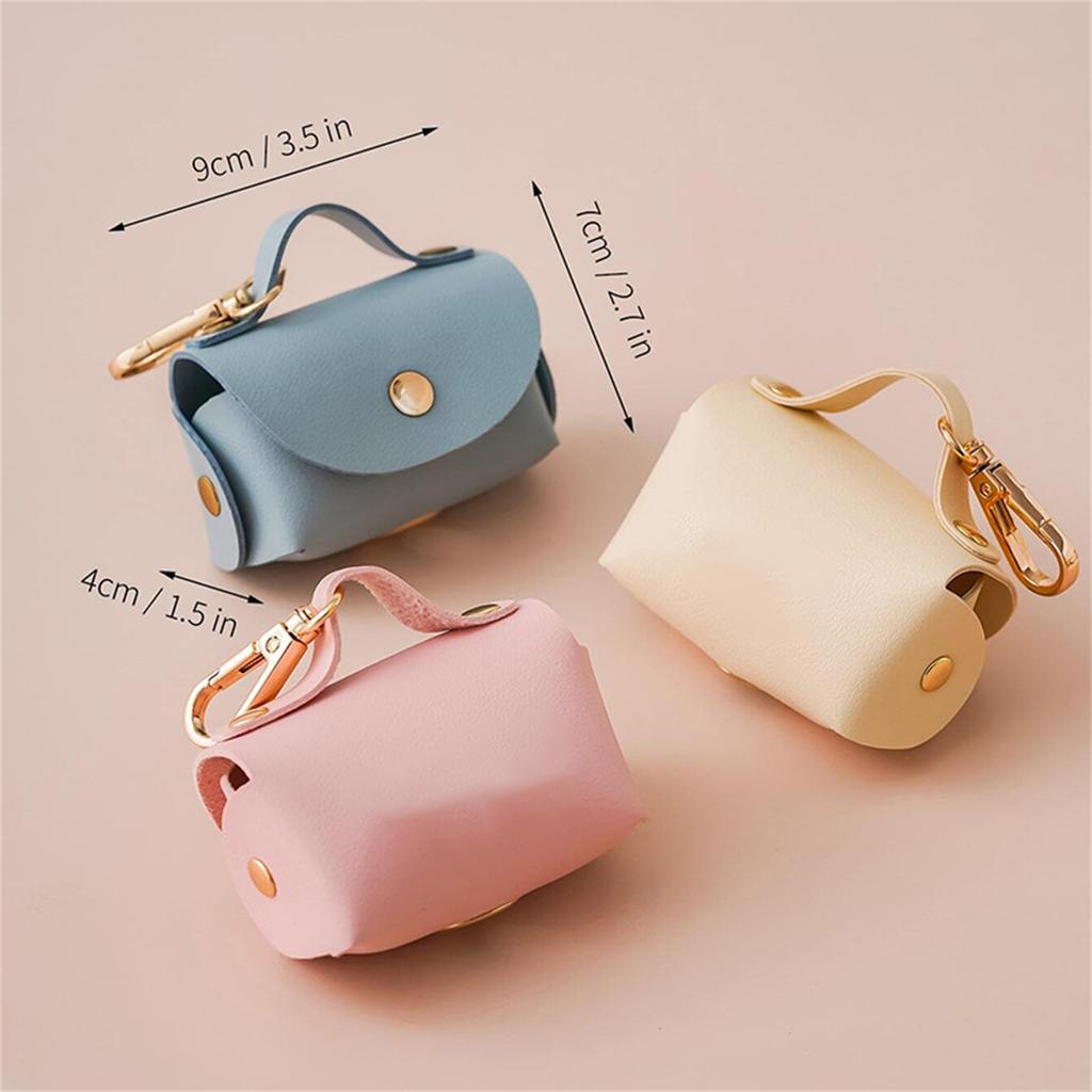 Dog Poop Pickup Bag Dispenser Convenient Pet Waste Bag Dispenser for Dog Pooper Pet Outdoor Walking Poop Bag Holder