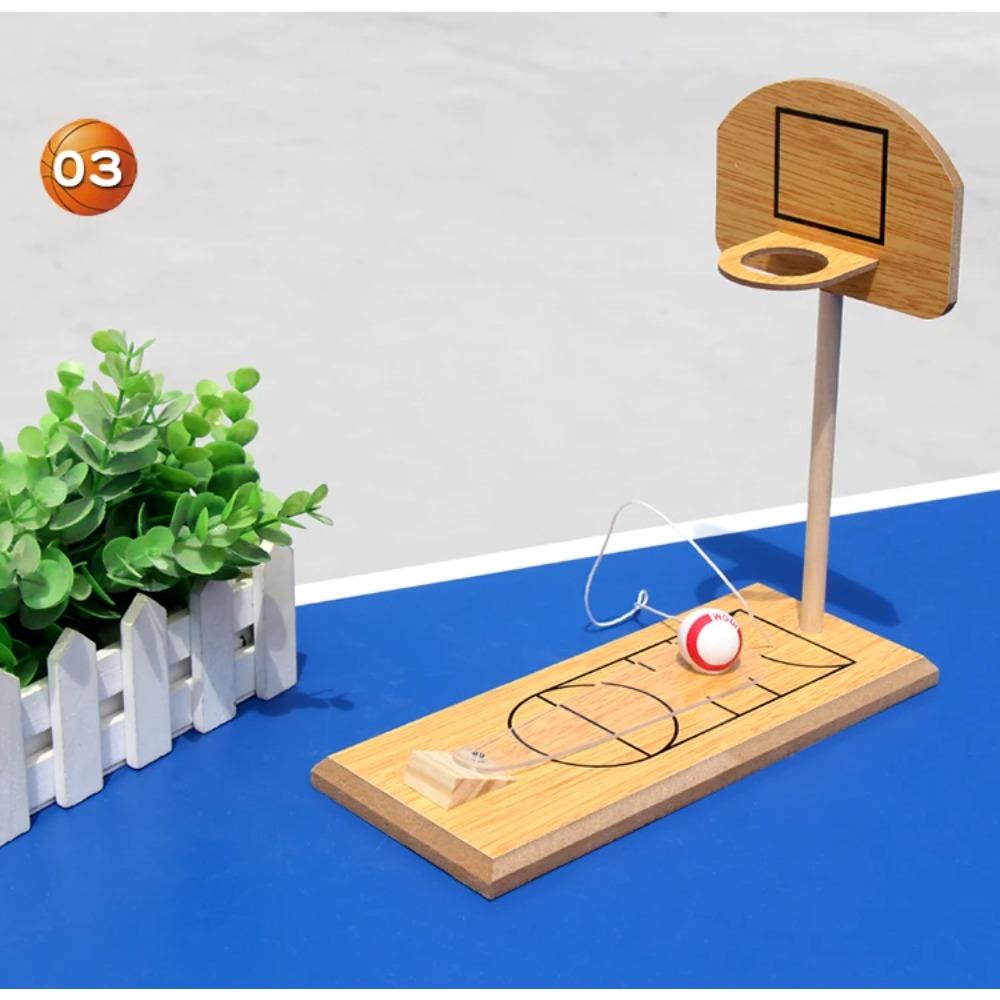 Klassisches Mini Tisch-Basketball Wurfbord Spiel Aktivitätsspielzeug Kinder Holz Tisch-Basketball Wurfwettbewerb