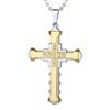 New Dark Knight Men's Necklace Jewelry Diamond Cross Pendant Necklace
