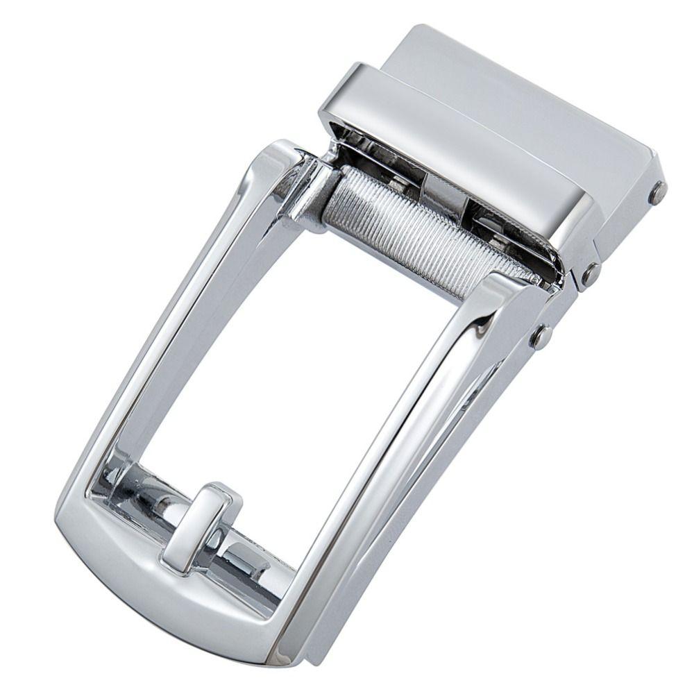 Men's Business Alloy Automatic Buckle Unique Men Plaque Belt Buckles 3.2cm Ratchet Men Accessories Designer Belt Buckle
