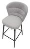 Bar Stool Losanna Grey Set 2 Pz Cm 52X59X108