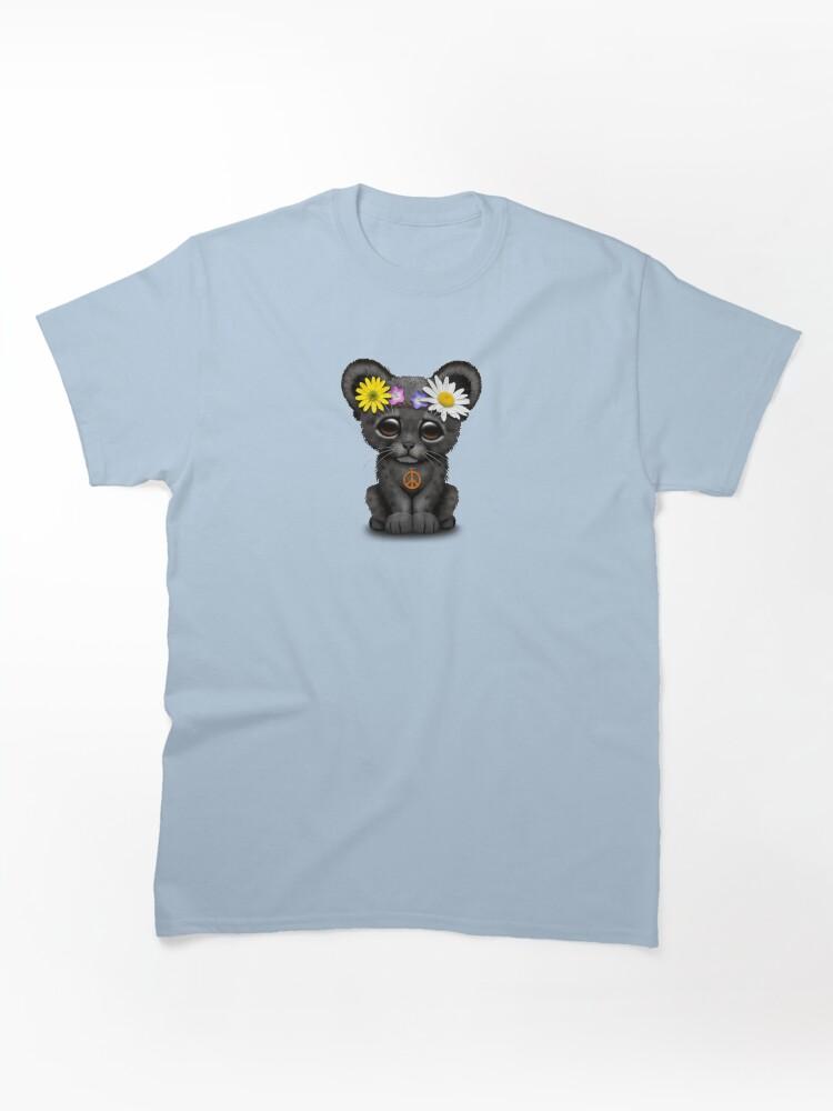 Black Panther Cute Hippie Black panther Cub Classic Unisex T-Shirt