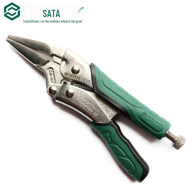 SATA 71305/71306 Needle Nose Pliers with Blade & Quick Release Lock