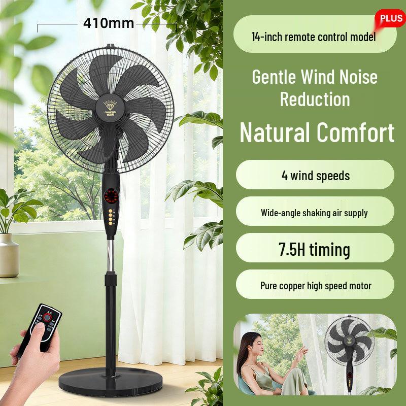 Diamond Electric Fan 2026: Low Noise, High Wind, Versatile for Bedroom, Desk, or Living Room