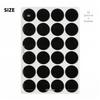 GRIPLUS GripLas Ultra-Thin, Strong Anti-Slip Stickers for Musical Instruments, Circle Type (1, Black)