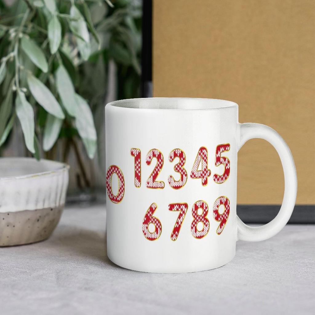 1 Stück 11oz Weiße Kaffeetasse mit doppelseitigem Druckkunstwerk Ideal für den täglichen Trinkgebrauch und perfekt für Geburtstags-, Feiertags- und Freundschaftsgeschenke