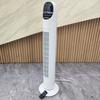 45W White Household Timed Vertical Fan Detachable Low Noise Air Conditioning Fan for Cleaning Wide Angle Air Supply Bladeless Electric Fan