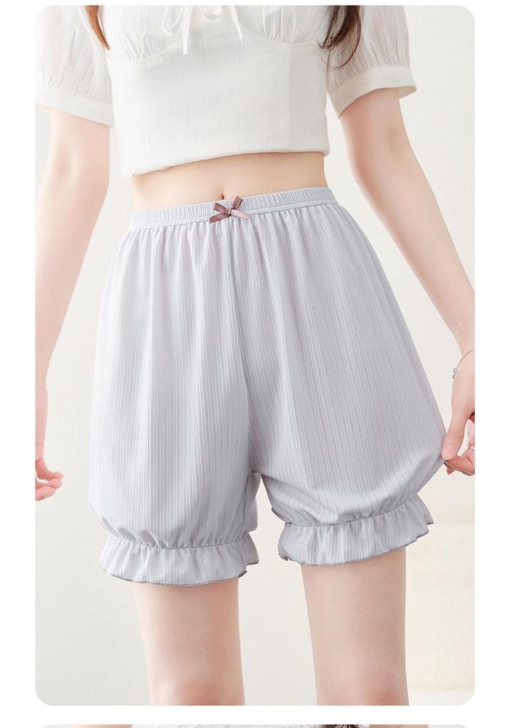 Women's Anti-Exposure Summer Ice Silk Lantern Shorts 2026
