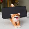 Reclining Animal Figurine with Phone Support Space-Saving for Media Watching