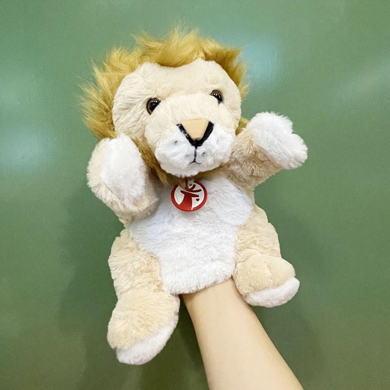 Open Crow Mouth Hand Doll Jungle Animal Children Storytelling Gloves Soothing