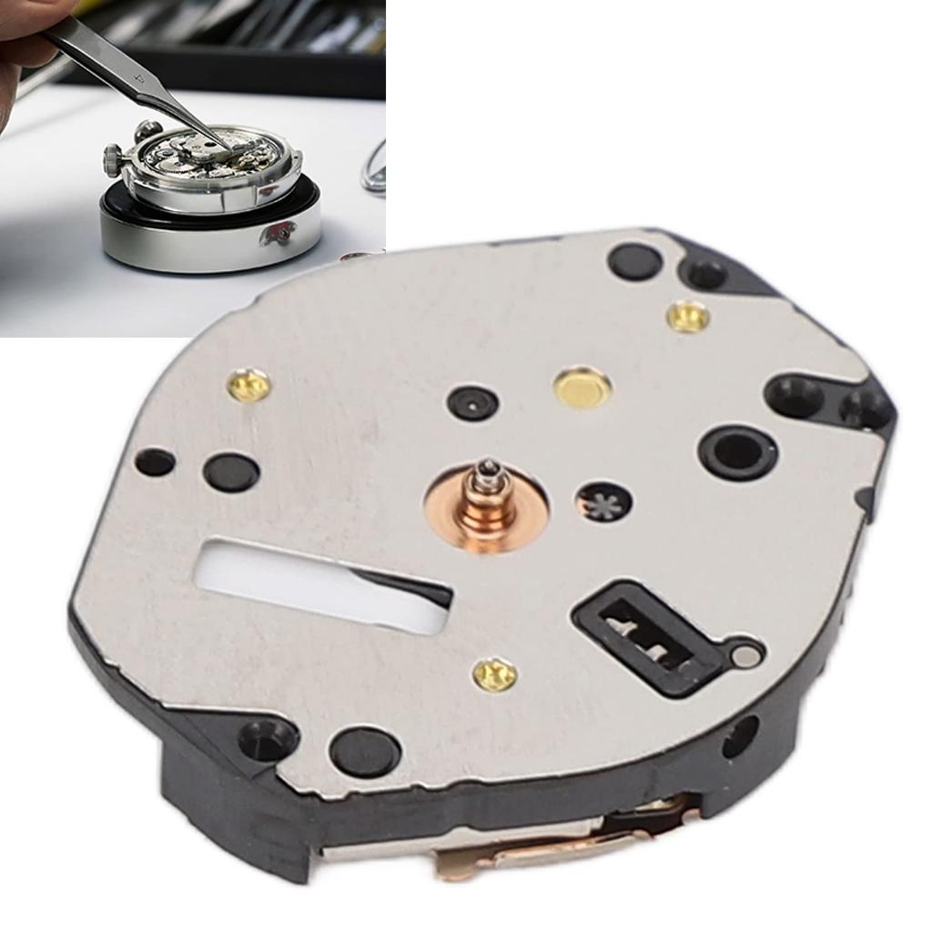 Quartz Movement Repair Parts Watch Quartz Movement 3 Hands Lightweight Long Life Y121 for Restorers