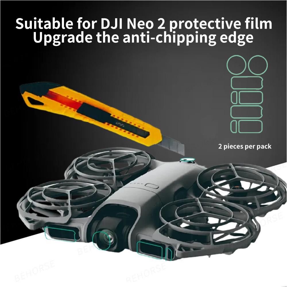 Lens Film For DJI Neo 2 Scratch-Resistant Nano Film Camera Radar Fish-Eye Protective Films For DJI Neo 2 Drone Accessories