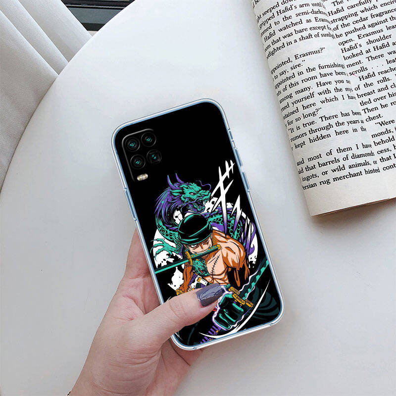 MH125 One Piece Zoro Case for Motorola E7 G6 G7 G8 G9 Plus Power Play G10 G20 G04 E30 E40 E22 E20 E13 E15 G22 G23 G05 G75 G35 G55