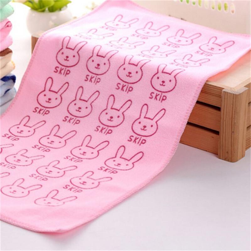 2Pcs Cute Microfiber Absorbent Drying Bath Beach Towel Baby Kids Cartoon Towel