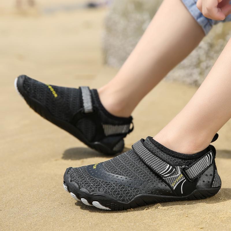 24–39 Sommer-Kinder, schnell trocknend, Silikon, weicher Boden, fünf Finger, Schwimmschuhe, Outdoor-Strandschuhe