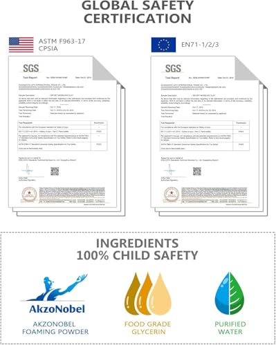 Sago Brothers Ultra-Lightweight Air-Dry Clay for Toddlers, 24-Color DIY Clay Set, Polymer Clay for Sculpting, Non-Toxic, Crystal Slime, Crafts, Educat