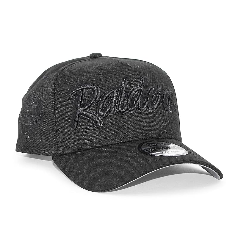 

[New Era] EU only cap 9FORTY snapback las vegas raiders NFL 50TH GREY BRIM A-FRAME SNAPBACK CAP LAS VEGAS RAIDERS 940 hat AF A-frame side patch SIDE