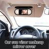 Sun Visor Mirror Cover Rear View Visor Mirrors Interior Replacement For Truck Vehicle Left Right Side Road Trips Daily Commuting