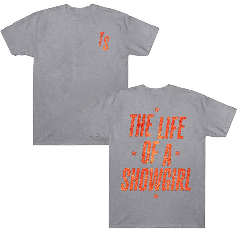 Comfort Cotton Vintage The Life of A Showgirl T-shirts New Album 2025 Tees TS Gift for Fan Clothing Summer Fashion Men Women Top