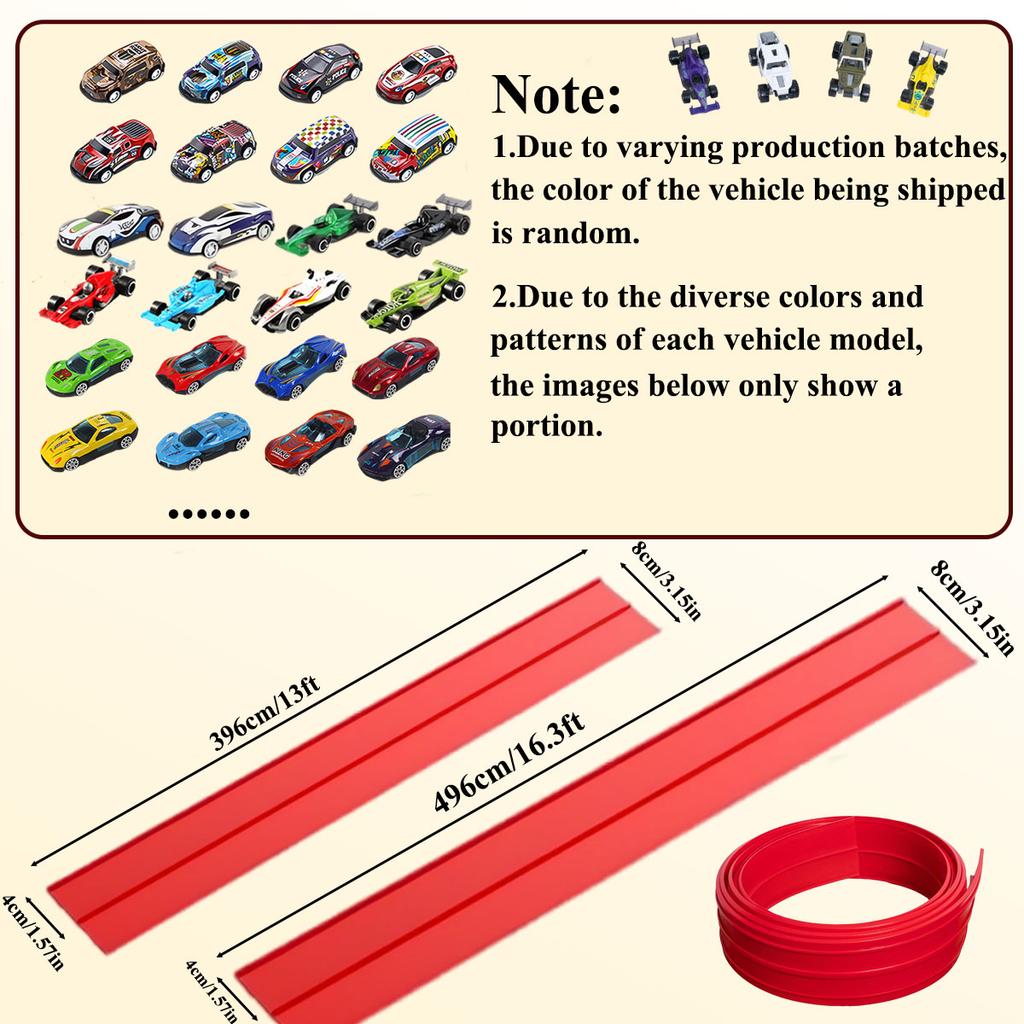 Children's Flexible Track Toy Miniature Car DIY Competitive Rail Vehicle Game Educational Gift for Children Christmas Gift