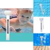 Schwimmbecken Schwimmendes Wasserthermometer Weiß Nicht-elektrisch Zur Messung von Wasser- und Badetemperatur