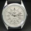 REFURBISHED SEIKO 5 AUTOMATIC 6309A VINTAGE JAPAN MENS SILVER WATCH a442258-1
