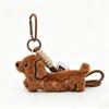 Cute Puppy Plush Keychain, Soft Hanging Dog Charm for Bags, Backpacks and Purses