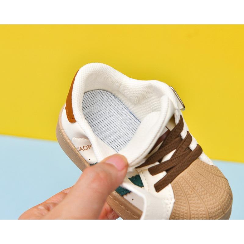 Nouveautés Baskets pour Enfants, Chaussures Décontractées à Bout Coquille pour Enfants, Chaussures pour Bébés et Tout-Petits, Chaussures de Marche & Baskets Blanches.