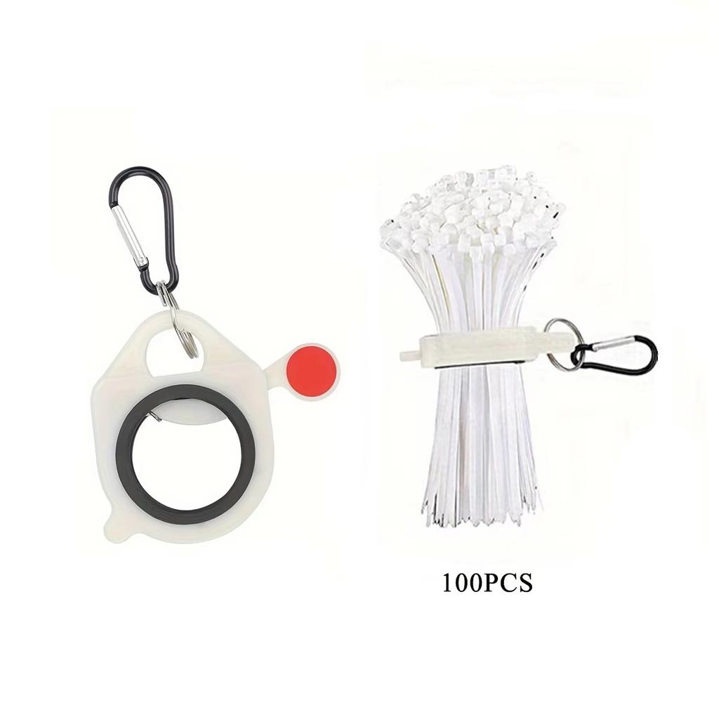 Set von Kabelbinder-Organizer-Haltern mit Kabelbindern zur Anordnung von Zipties, Drahtbinder-Halter für Mehrzweck-Innen- und Außenbereich