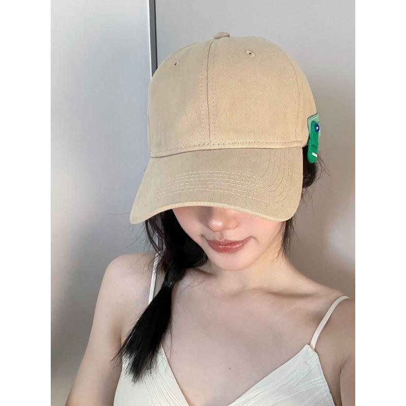 

Soft top trendy brand baseball cap male simple cap female dark green sunshade spring and autumn big head circumference cotton cloth хаки