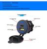 Dual Port USB QC+PD Fast Charger for Car and Motorcycle