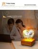 Heart-Shaped RGB 3D Firework Night Light - Dreamy Romantic Atmosphere USB Desk Lamp for Christmas and Festivals