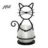 Eco-friendly Pen Holder Cat Flower Pot Holder, Multifunctional Desktop Vase Organizer for Hydroponic Plant Small Plants, Minimalist Stand with